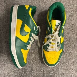 Nike Green and Yellow Sneakers